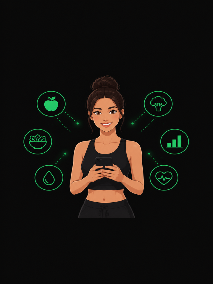 Person completing the GoalPlate nutrition quiz on their phone